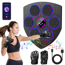 Machine de Boxe Musicale avec Gants