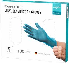 EUROPAPA® - 100 Gants Jetables en Vinyle Sans Latex