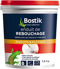 Bostik Enduit Prêt à l'Emploi pour Rebouchage et Égalisation - 1 cm