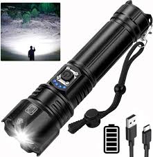 Lampe Torche LED Ultra Puissante ZEUSFIRE - 20000 Lumens