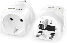 Adaptateur Prise UK LENCENT 2X