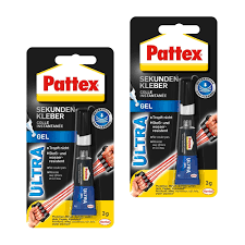 Pattex Colle Instantanée Ultra Gel 2X3g - Super Colle Extra Forte