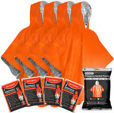 Lot de 4 Ponchos de Survie aZengear