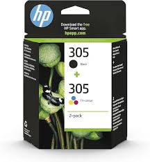 Pack de 2 Cartouches d'Encre HP 305 Authentiques