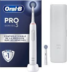 Oral-B Pro 3 3500 : Brosse Électrique avec Étui de Voyage