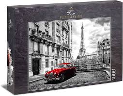 Puzzle Paris Nostalgique - 1000 Pièces en Noir et Blanc