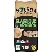 NATURELA - Café Grains Bio Arabica 100%