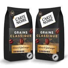 Café en Grains Classique - Pur Arabica 2x1kg - Certifié Rainforest Alliance